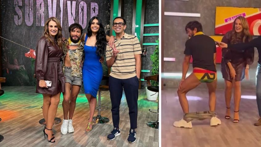 Gabo Cuevas enloquece en Venga la Alegría al bailar en ropa interior en programa en vivo: VIDEO