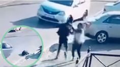 VIDEO | Mujer frustra asalto en plena calle; sorprende a ladrón en su intento de huir en automóvil