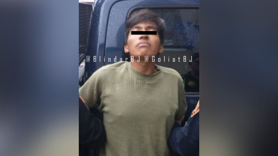 Minutos después fue detenido el responsable del atraco.