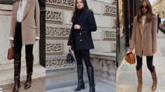 Botas altas y leggings; así puedes derrochar estilo y elegancia en la oficina