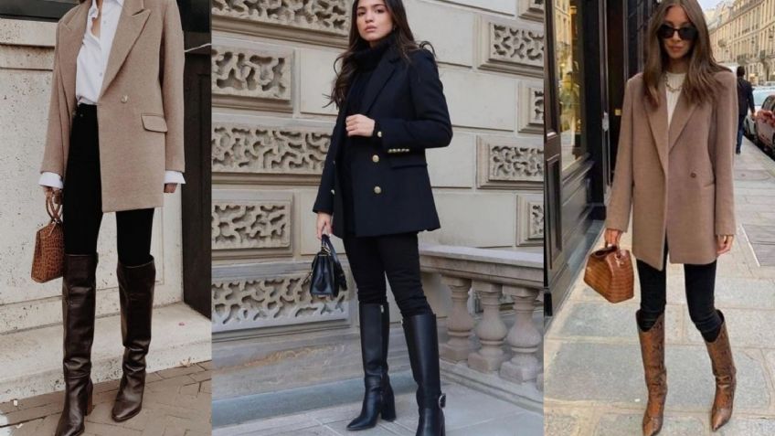 Botas altas y leggings; así puedes derrochar estilo y elegancia en la oficina