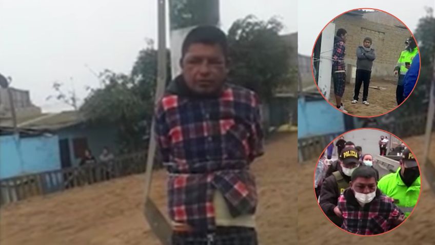 VIDEO | Papá amarra e intenta quemar a un hombre por tocar indebidamente a su hija de 12 años