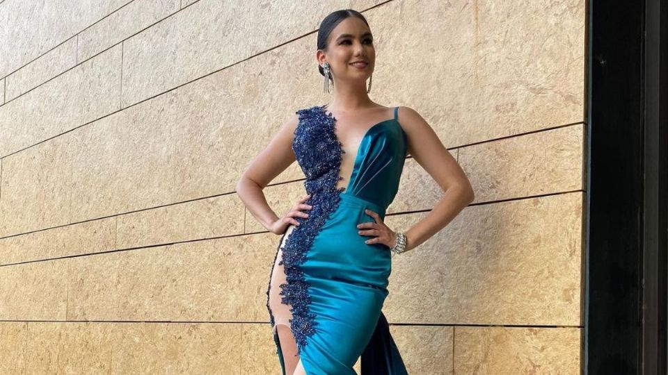 La conductora de Venga La Alegría sorprendió a sus seguidores con este deslumbrante vestido azul