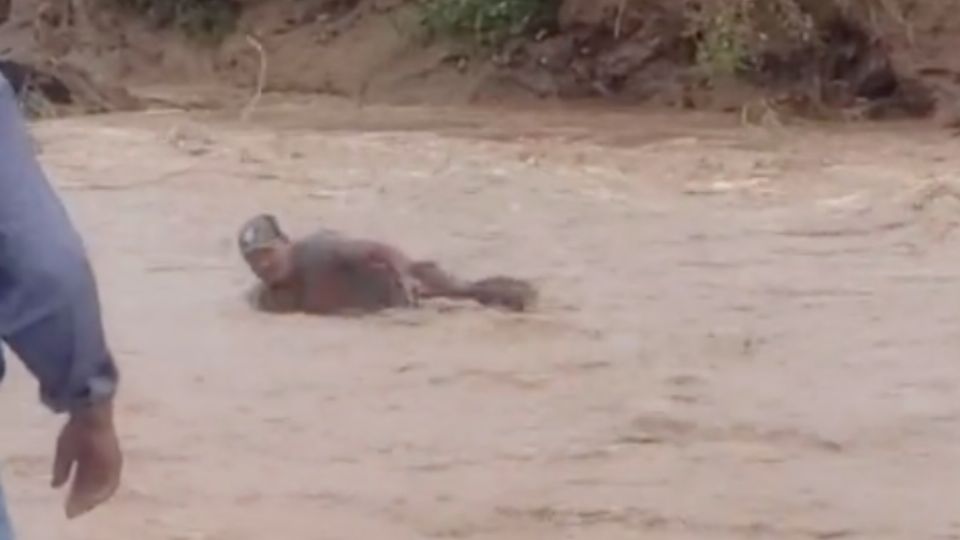 El heroico rescate al estilo 'vaquero' se hizo viral en redes