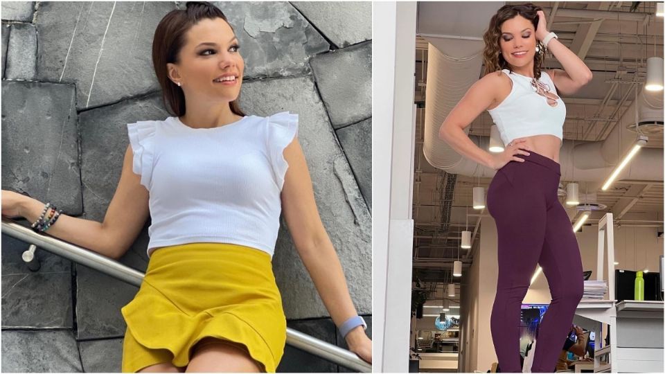 La guapa presentadora conquista las redes con sus looks mini.