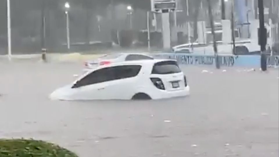 La ciudad de Culiacán, Sinaloa se vio afectada por una intensa lluvia