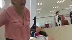 #LadyDEA: viralizan a mujer que arremetió a gritos contra empleadas de un banco en Coahuila