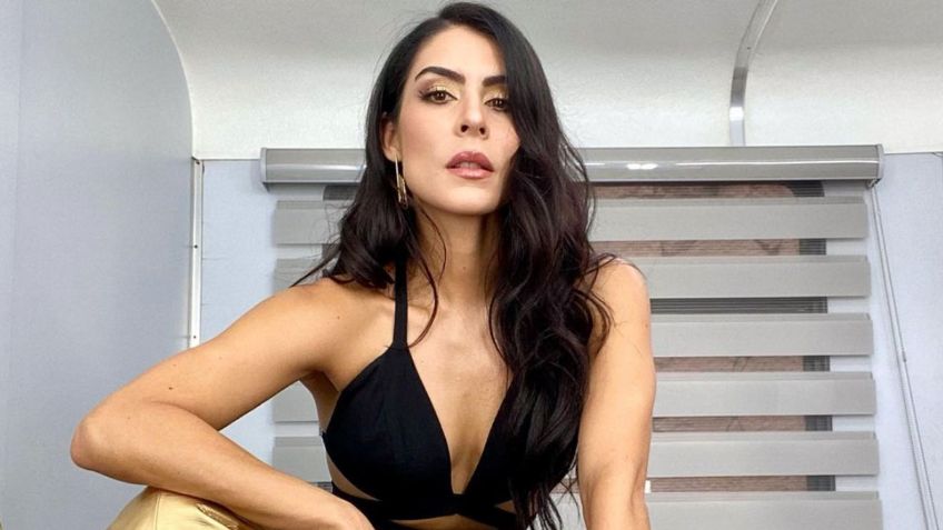 María León se luce con top negro y pantalón de mezclilla | FOTO