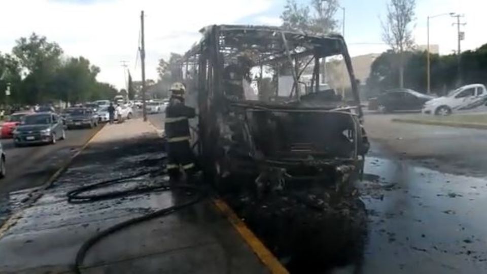 Tras el incendio de la unidad