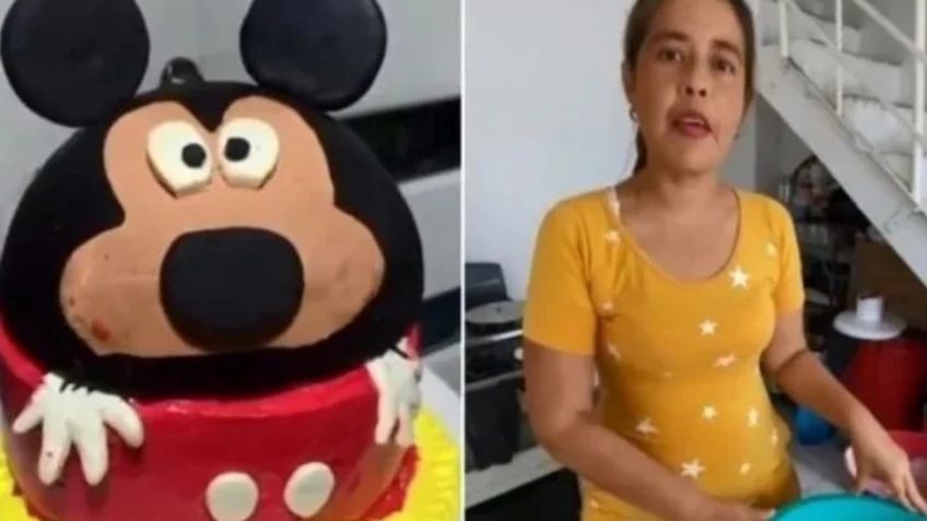 Murió la repostera que recibió burlas por pastel de Mickey Mouse deforme