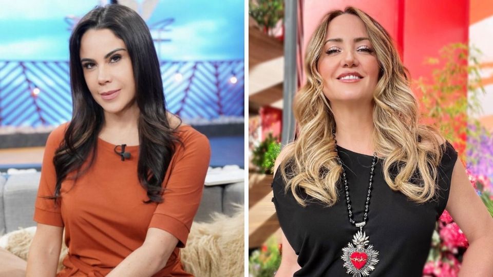 Paola Rojas y Andrea Legarreta son dos de las mujeres más bellas de la industris del espectáculo.