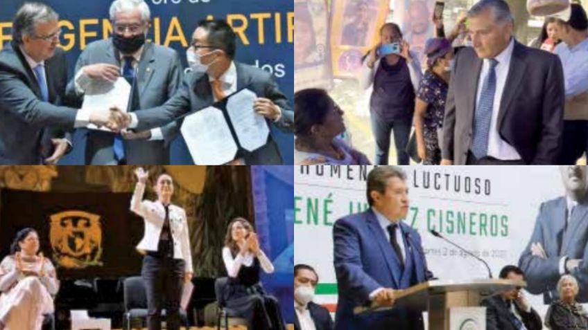 “Corcholatas” retoman actividades tras elección interna