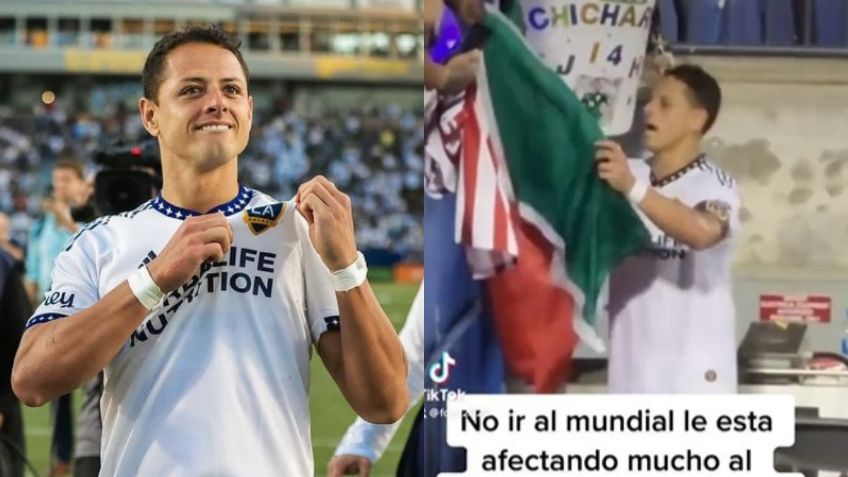 Chicharito tira bandera de México y rechaza firmarla; lo tunden en redes | VIDEO