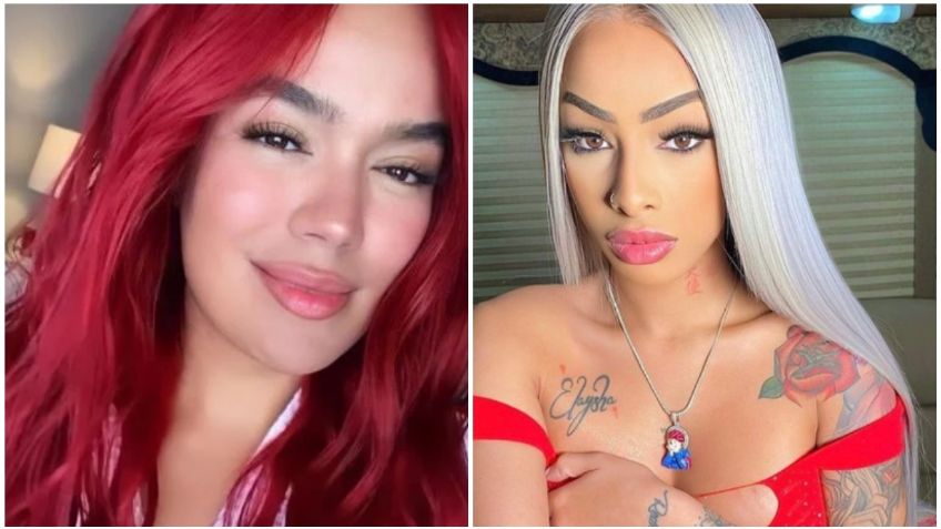 Karol G es comparada con Yailin "la más viral" por su cabello rojo