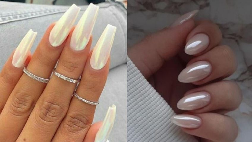 Uñas con efecto perla serán tendencia de manicura este otoño 2022