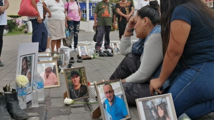 Día Internacional de Víctimas de Desaparición Forzada: Colectivos ponen memorial frente a la Casa de Gobierno de Nayarit