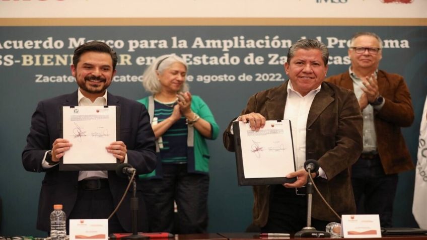 Suscriben IMSS y Gobierno de Zacatecas acuerdo para ampliar IMSS-BIENESTAR en la entidad