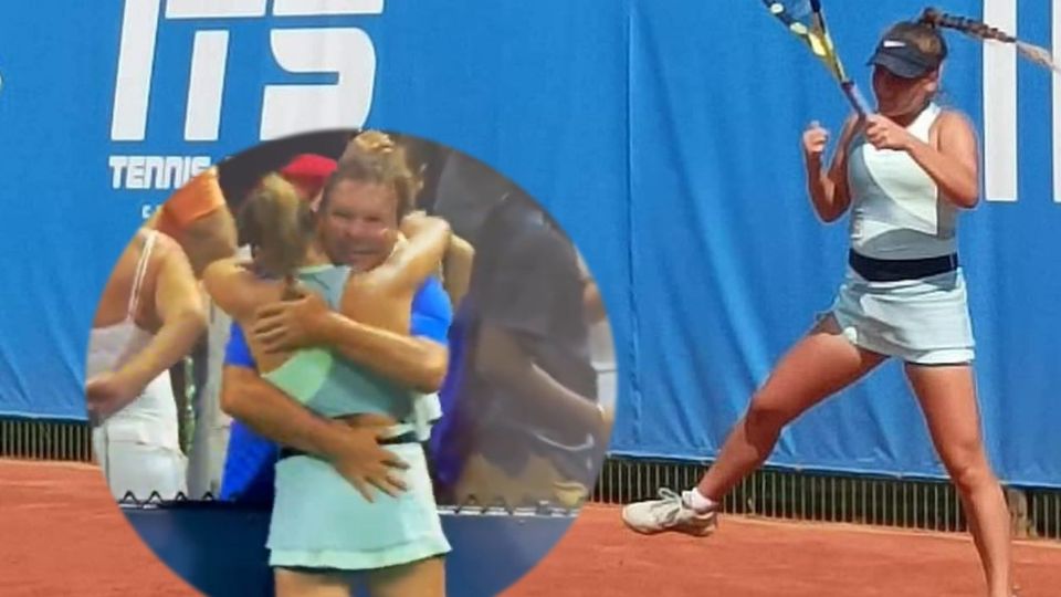 El padre y entrenador celebró de una manera polémica.