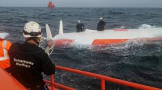 Pasó 16 horas en las heladas aguas del Atlántico; sobrevivió gracias a una burbuja de aire