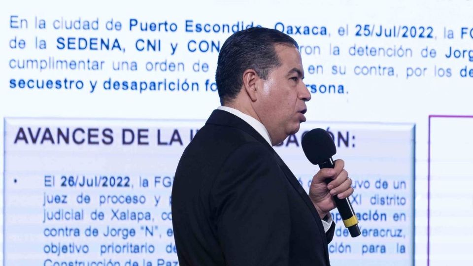 Ricardo Mejía rindió el informe de Cero impunidad