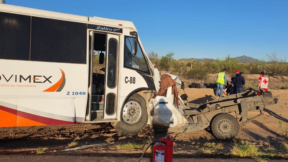 Llegaron elementos de Cruz Roja y cuerpos de rescate