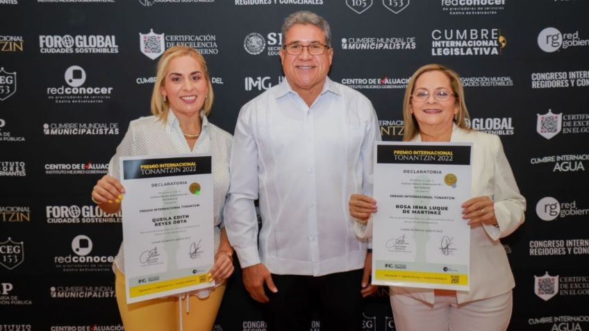 Otorga premio TONANTZIN a presidenta del DIF de Altamira