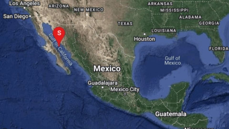 El sismo se registró a 10 kilómetros de profundidad. FOTO: Twitter / @SSNMexico