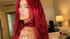 Karol G presume su cabello rojo intenso ideal para un nuevo look