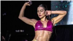 María León se luce en body nude y derrocha todo su estilo desde el escenario | VIDEO