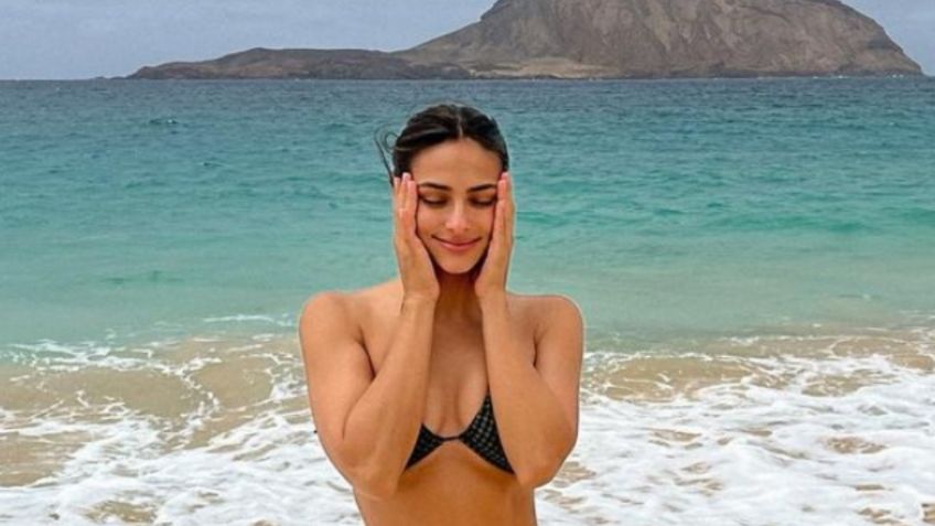 Desde la playa, Renta Notni enamora con su coqueto bikini