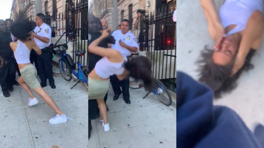 Indigna en Estados Unidos el video de los golpes que un policía propinó a mujer de 19 años