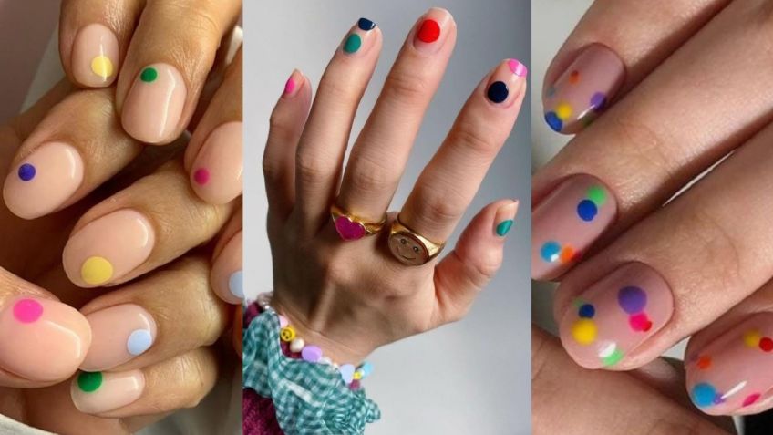 ¡Olvídate de la manicura francesa!, las uñas de confeti serán tus nuevos diseños favoritos