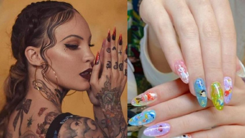 Uñas: De Disney a stiletto de fuego, las tendencias para otoño que impone Belinda