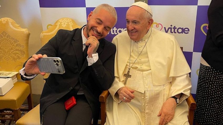 J Balvin se reúne con el Papa Francisco y hasta selfies se toman | FOTOS