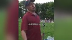 VIDEO | Migrante asegura que gana hasta 100 mil pesos por vender bebidas en Central Park