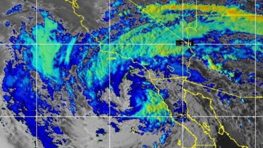 Tormenta tropical "Kay": Continuarán las lluvias en Baja California y Sonora debido a los remanentes