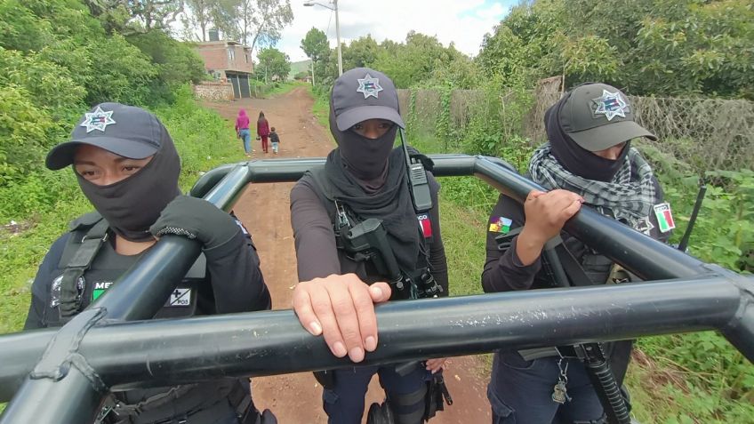 Guardianas purépechas toman las armas y se integran a la "Kuaricha" para cuidar su pueblo