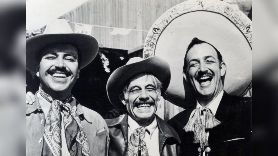 'Los tres alegres compadres' es una de las cintas más recordas de este apuesto histrión.