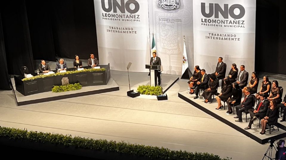 Durante su primer informe como presidente municipal de Aguascalientes