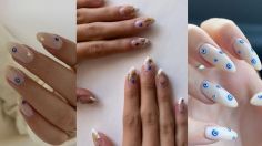 ¡Adiós manicura francesa!, las uñas con diseños de ojos turcos son la nueva tendencia