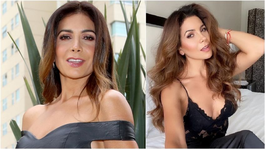 Patricia Manterola sube la temperatura en sensual liguero con transparencias