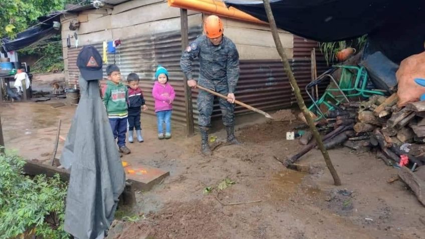 Lluvias en Guatemala deja incomunicadas varias comunidades