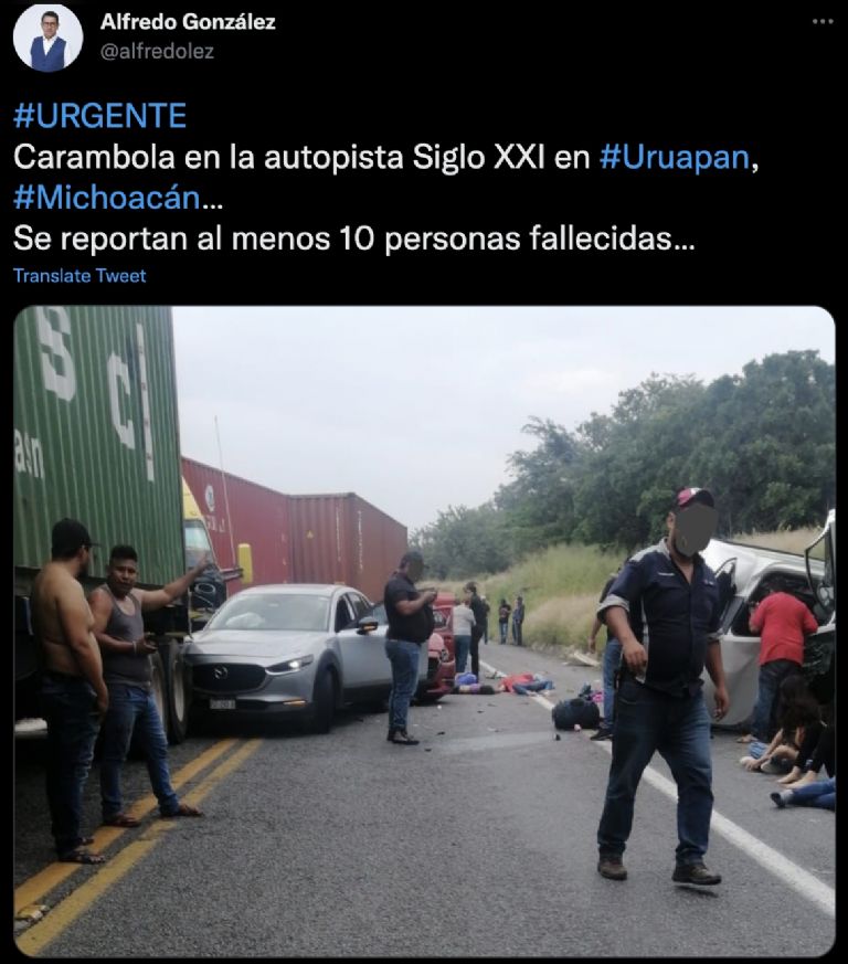 accidente michoacán 