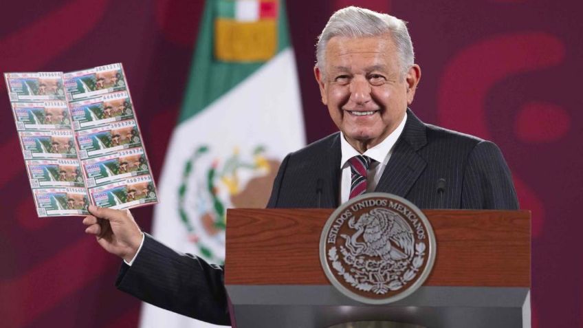 López Obrador invita a los mexicanos al Gran Sorteo Especial de la Lotería; la bolsa es de 240 mdp