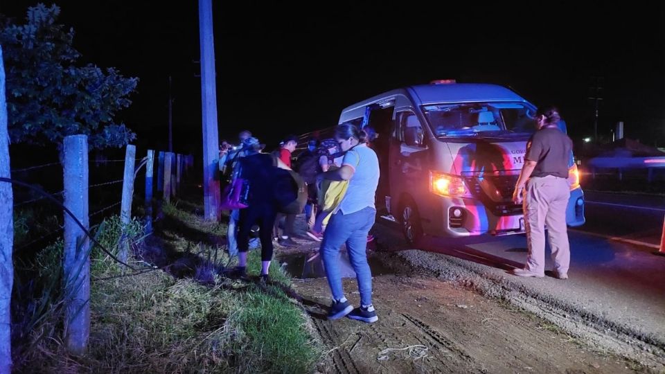 El chofer quedó bajo arresto y fue puesto a disposición de la Fiscalía General de la República