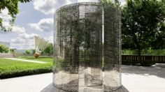 Jan Hendrix inaugura escultura en jardín de Museo de Estados Unidos