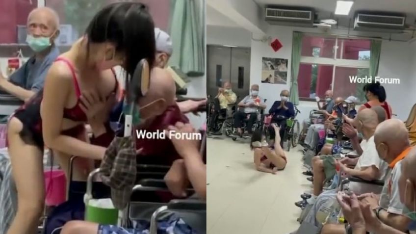 Stripper se vuelve viral por bailarle sensualmente a veteranos militares en sillas de ruedas