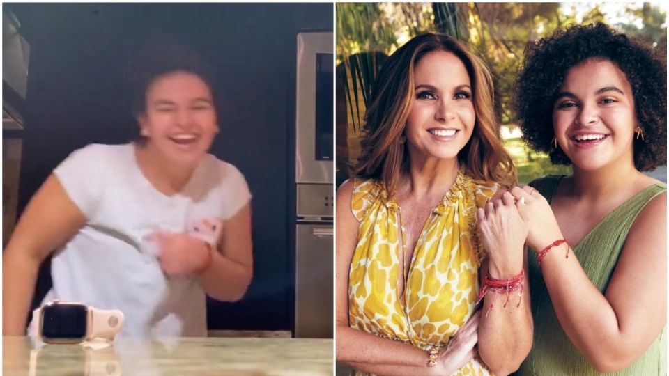 Lucerito compartió un clip en sus redes