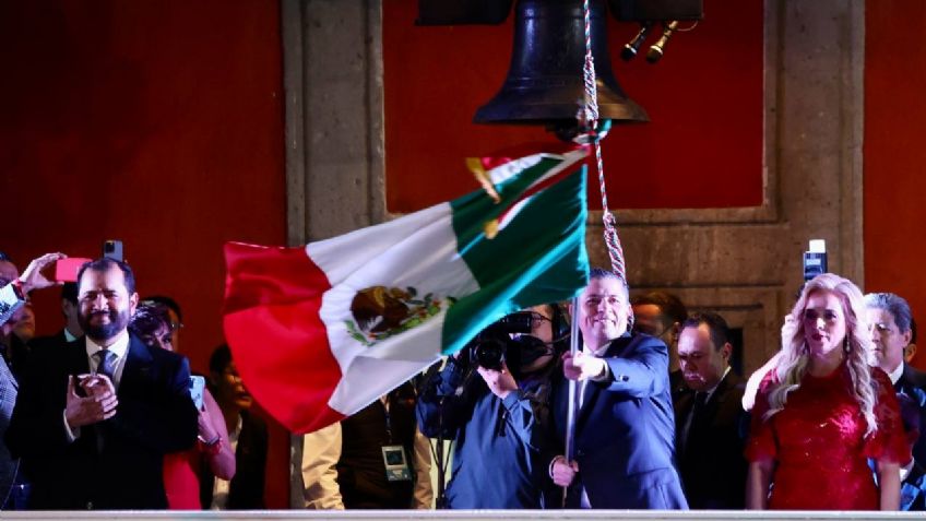 Giovani Gutiérrez encabeza Grito de Independencia en Coyoacán