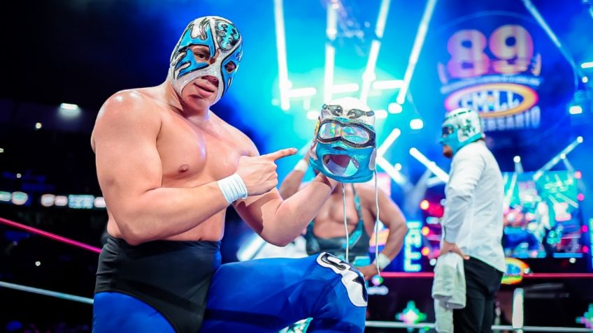 89 aniversario de la CMLL: Atlantis Jr despoja de su máscara a Stuka Jr en el